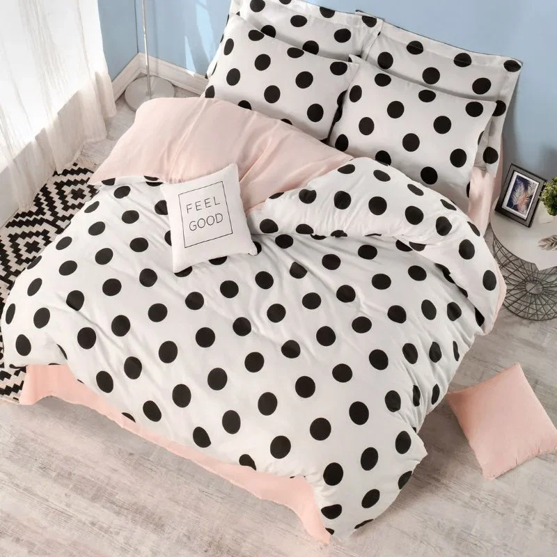 Set lenjerie pat o persoana Mixpuan, bumbac si poliester, 160x220 cm [1]