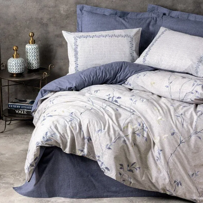 Set lenjerie pat o persoana Nitsa, bumbac, 160x220 cm [1]