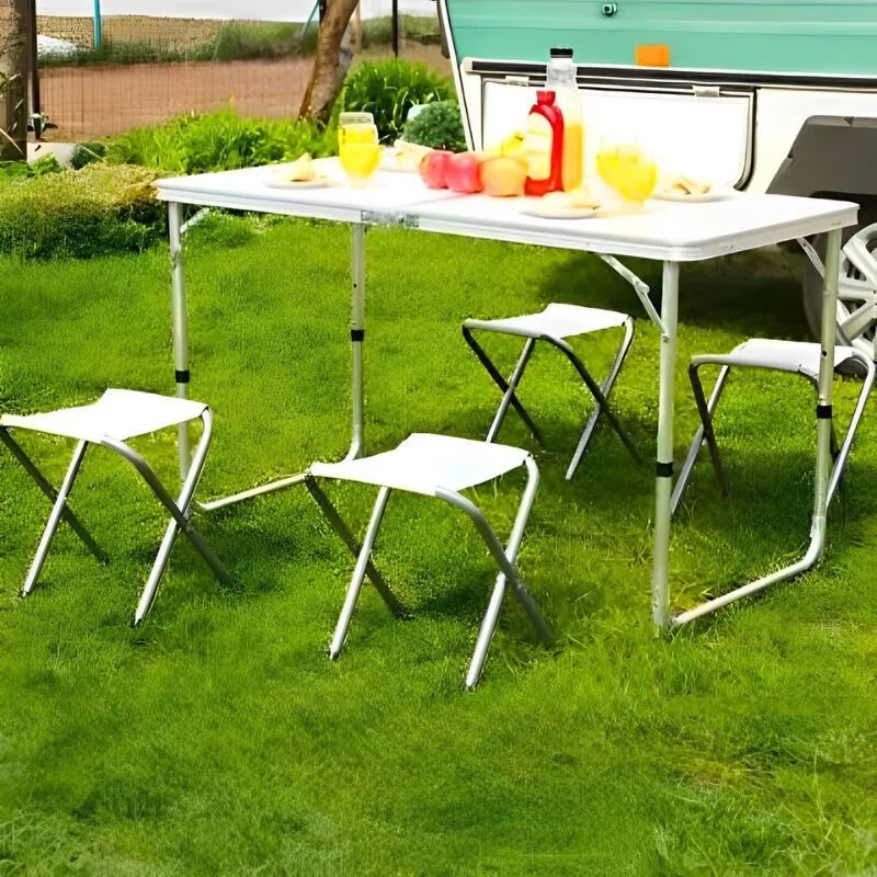 Set masa pliabila cu 4 scaune pentru camping [1]