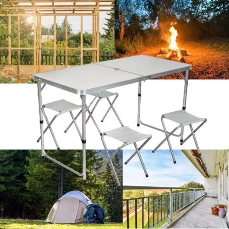 Set masa pliabila cu 4 scaune pentru camping [6]
