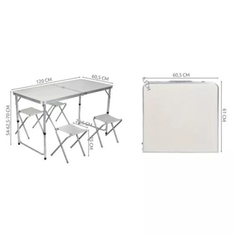 Set masa pliabila cu 4 scaune pentru camping [14]