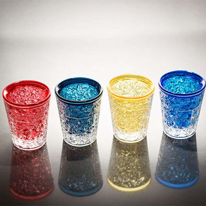 Set pahare shot colorate frigorifice [4]