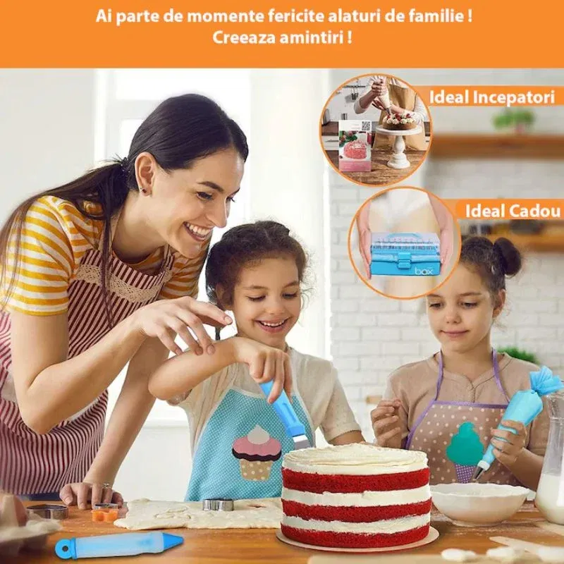 Set pentru decorarea prajiturilor cu 236 de accesorii [4]