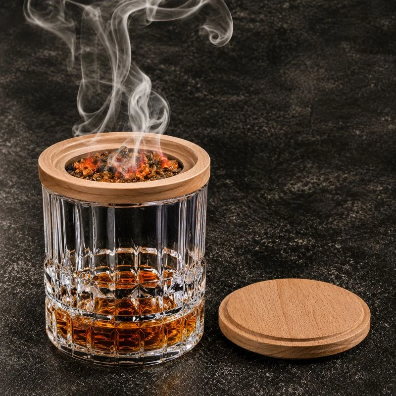 Set premium Drinks Smoker cu pahar whiskey Modern [3]