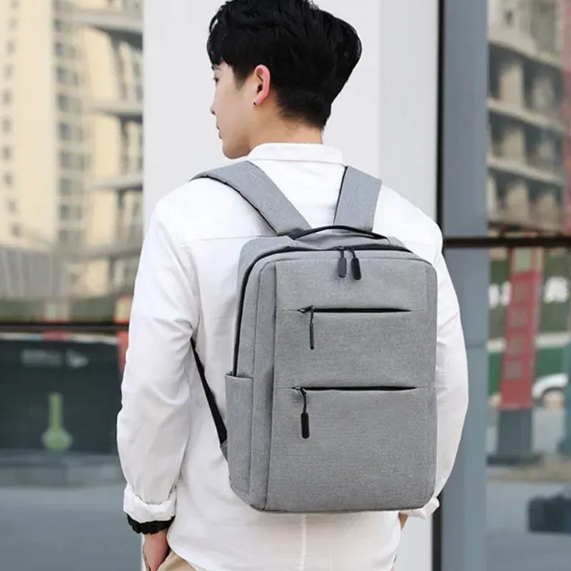 Set Rucsac Triple Power cu USB Gri [4]