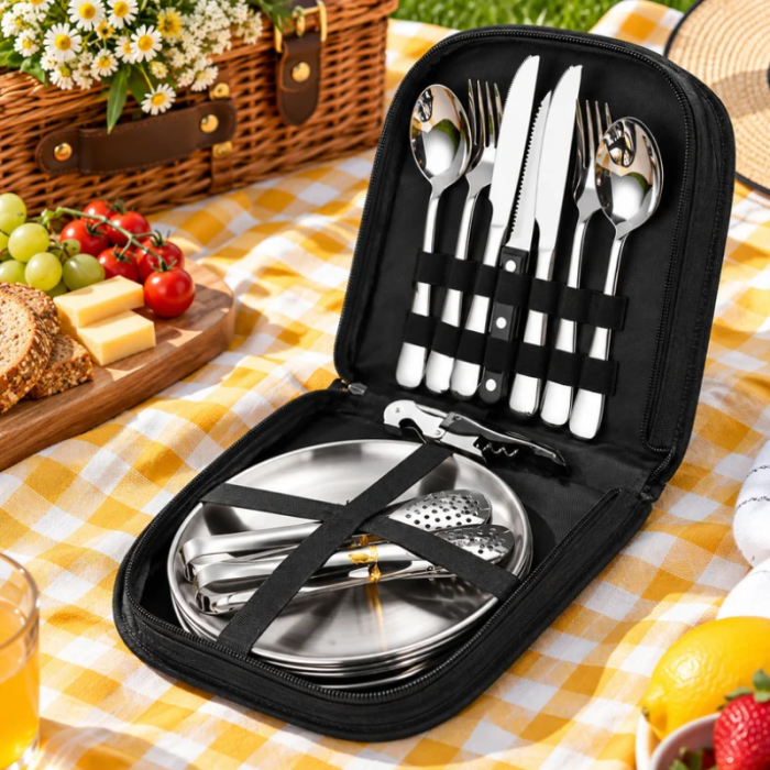 Set tacamuri si farfurii pentru picnic 20 piese [4]