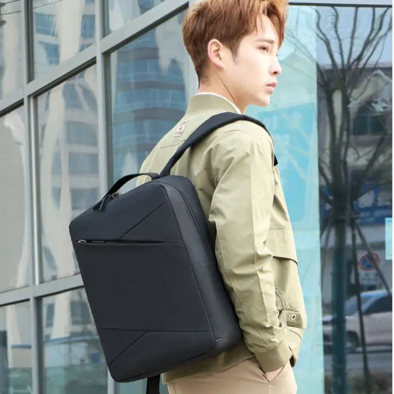 Set Trio Rucsac Laptop cu USB Negru [6]