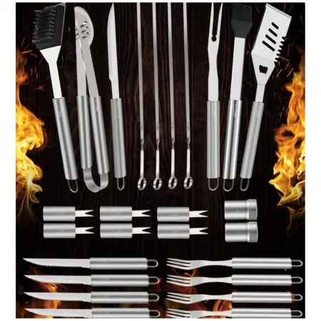 Set ustensile gratar cu Servieta eleganta, 26 piese [3]