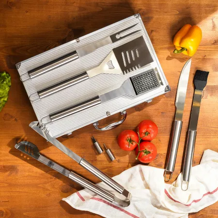Set ustensile gratar cu Servieta eleganta, 26 piese [19]