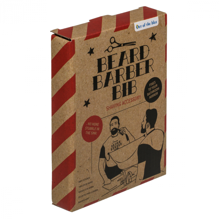 Sort de barbierit Beard Barber Bib [4]