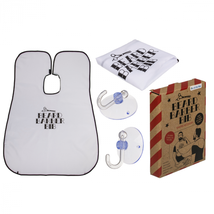 Sort de barbierit Beard Barber Bib [2]