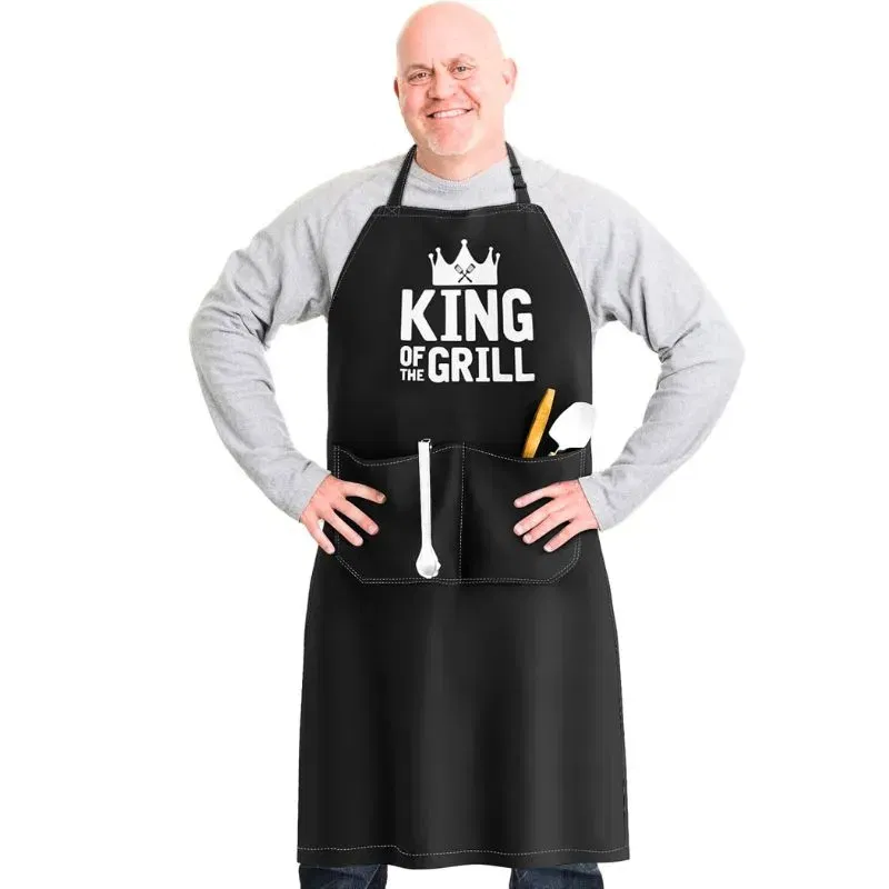 Sort de bucatarie amuzant King of the Grill [3]