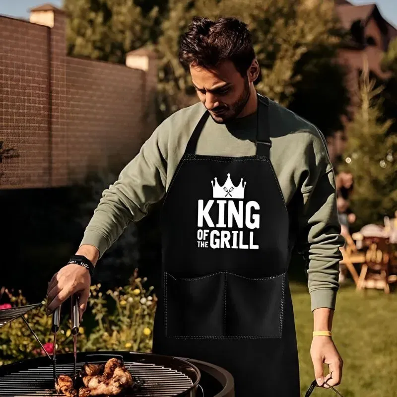 Sort de bucatarie amuzant King of the Grill [1]