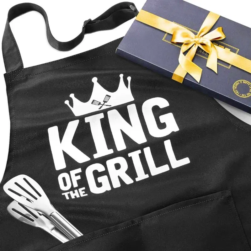 Sort de bucatarie amuzant King of the Grill [4]