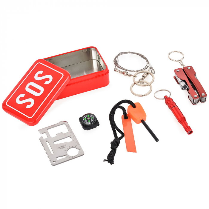SOS Kit supravietuire multifunctional, 6 unelte [10]