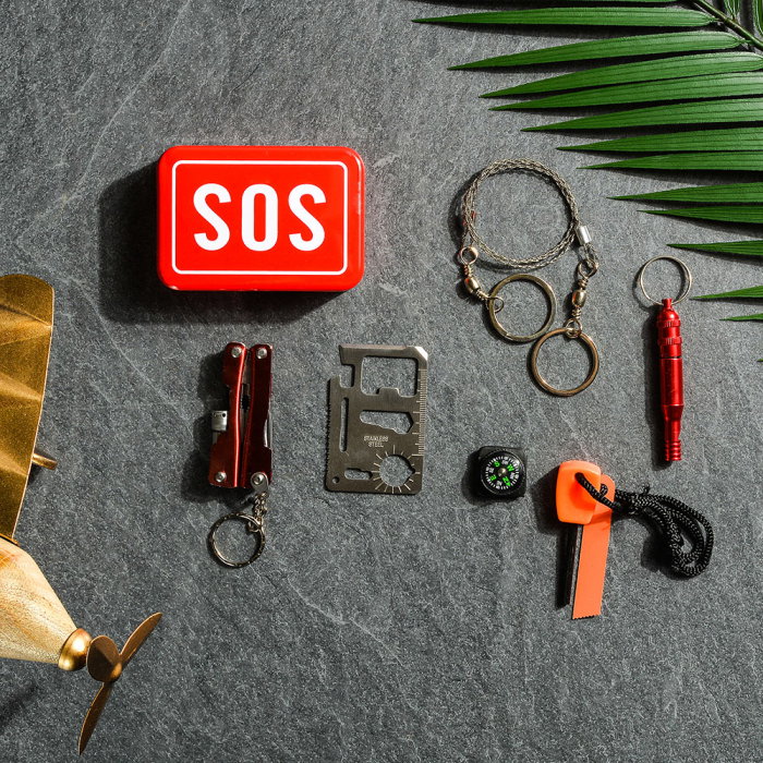 SOS Kit supravietuire multifunctional, 6 unelte [2]