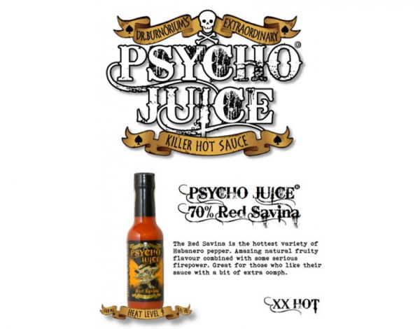 Sos picant Psycho Juice Red Savina Pepper [iuteala 9] [6]