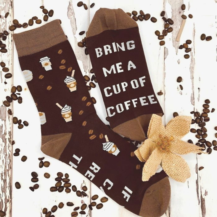 Sosete amuzante Bring Me Coffee [3]