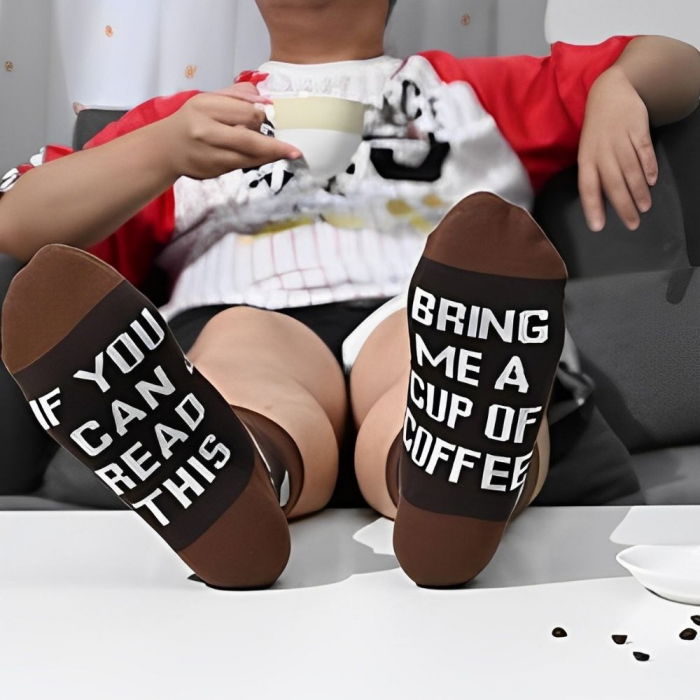 Sosete amuzante Bring Me Coffee [1]