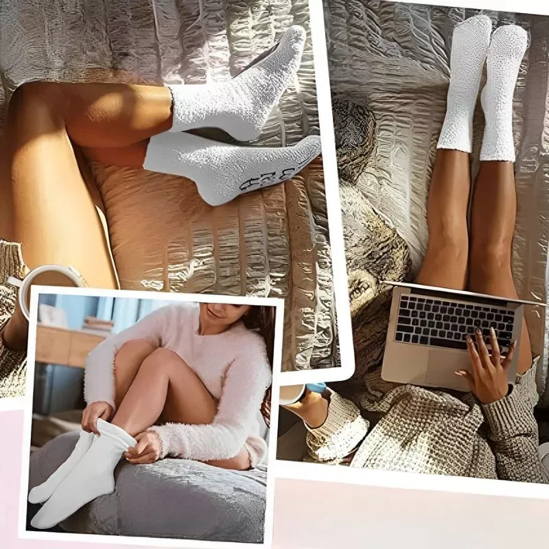 Sosete Amuzante Bring Me Tea Briose albe [3]