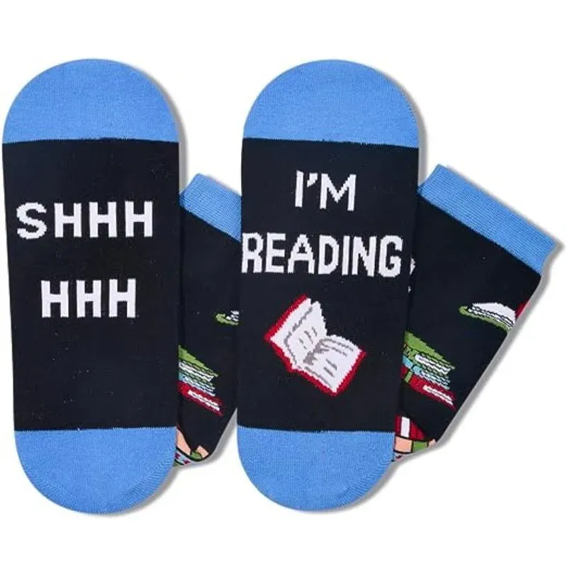 Sosete amuzante de lectura Shhhh I'm reading, Marime 40-44 [8]