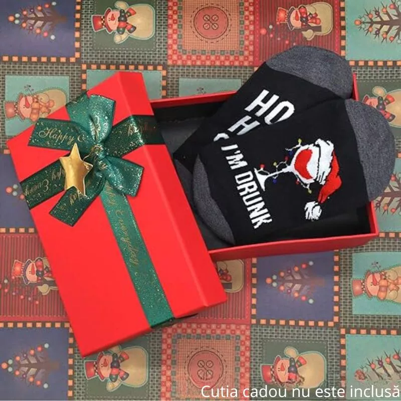 Sosete Amuzante Holy Socks I'm Drunk , Marime 41-43 [3]