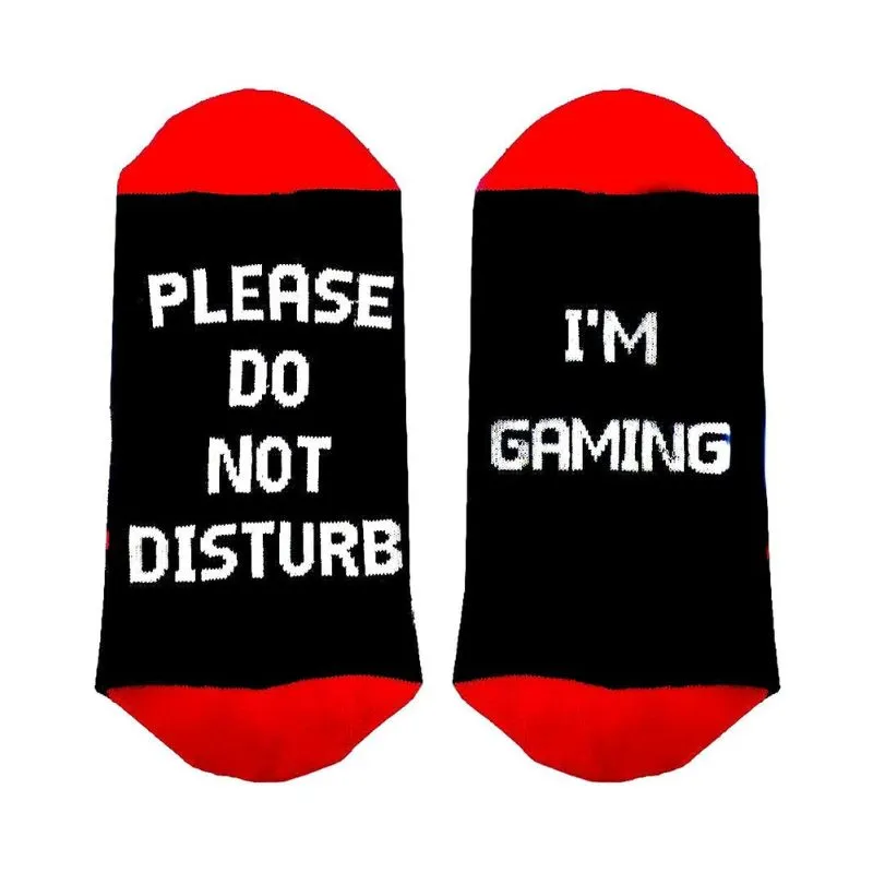 Sosete amuzante pentru gameri Please do not disturb [7]