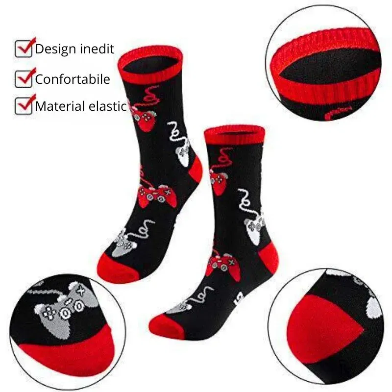 Sosete amuzante pentru gameri Please do not disturb [8]