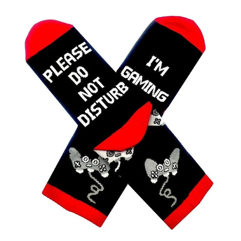 Sosete amuzante pentru gameri Please do not disturb [4]