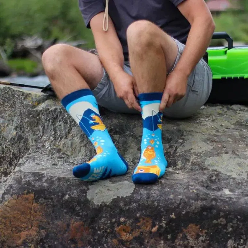 Sosete amuzante pentru pescari Size matters [2]