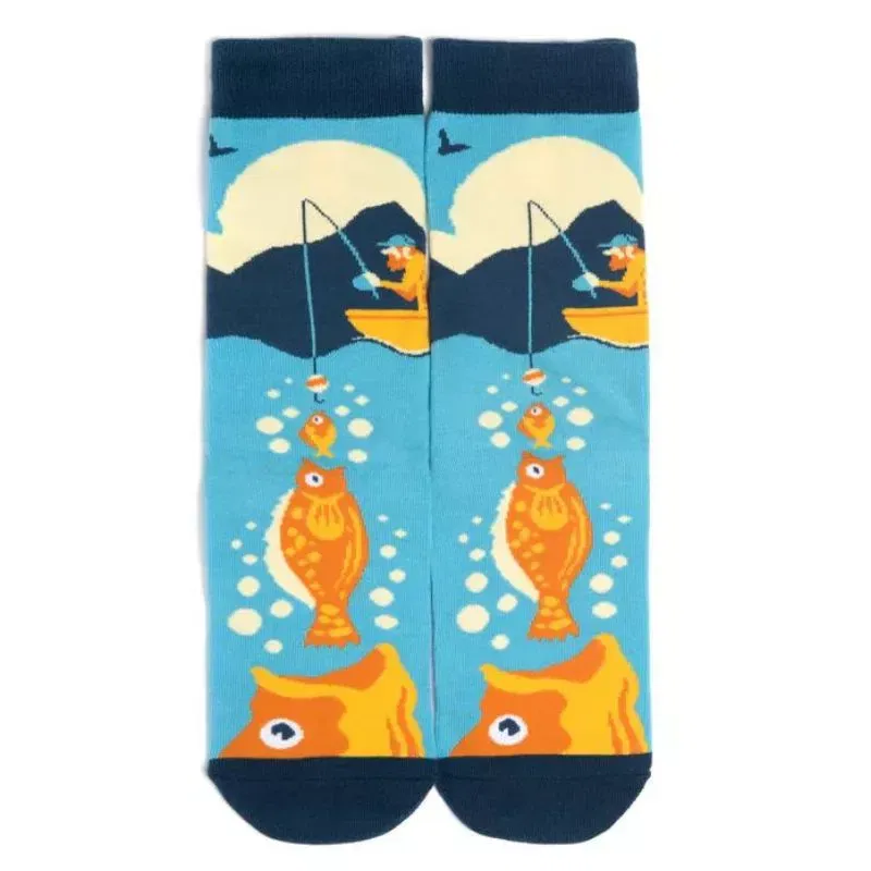 Sosete amuzante pentru pescari Size matters [9]