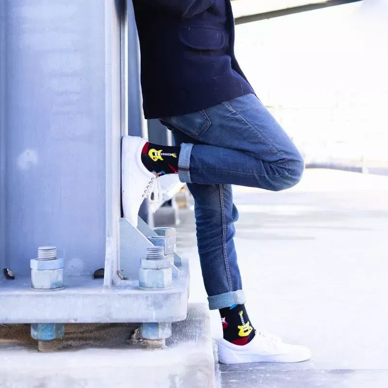 Sosete amuzante pentru rockeri Rock out Socks out [3]