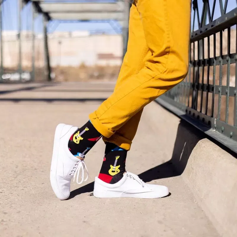 Sosete amuzante pentru rockeri Rock out Socks out [2]