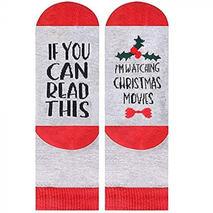 Sosete Amuzante Watching Christmas Movies [5]