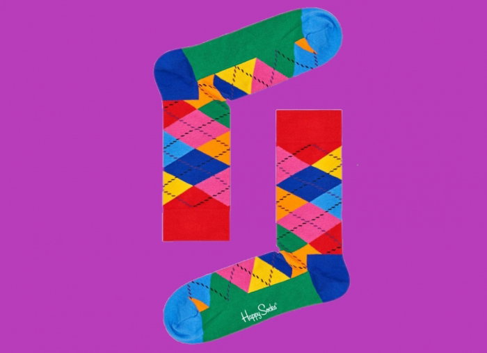 Sosete Happy Socks cu romburi [3]