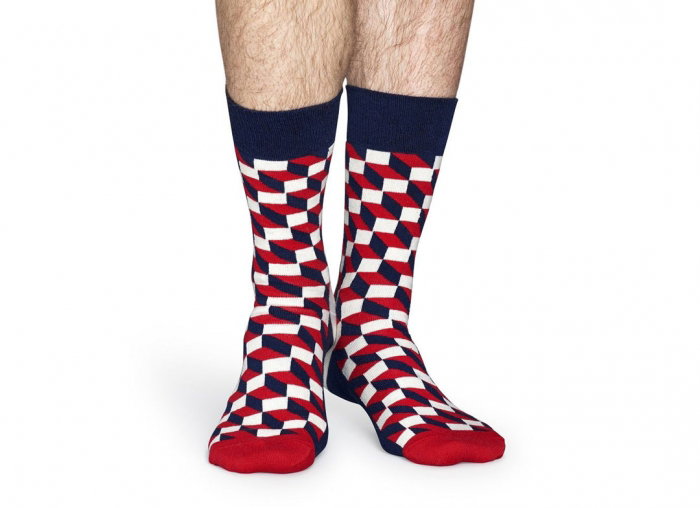 Sosete Happy Socks cu modele geometrice [2]