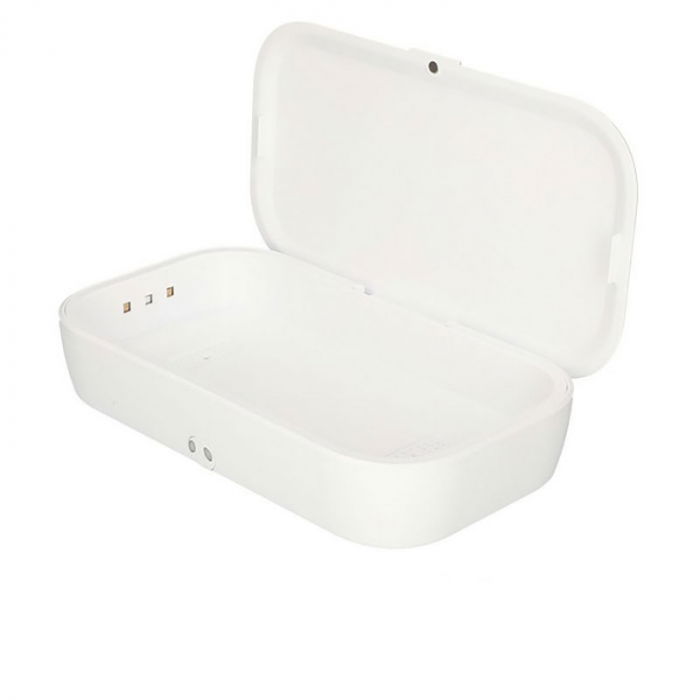 Sterilizator UV caseta alba cu incarcator wireless [5]