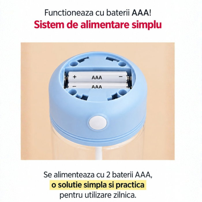 Sticla portabila cu amestecare automata [10]