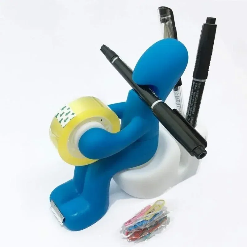 Suport amuzant de birou Omulet pe tron [6]