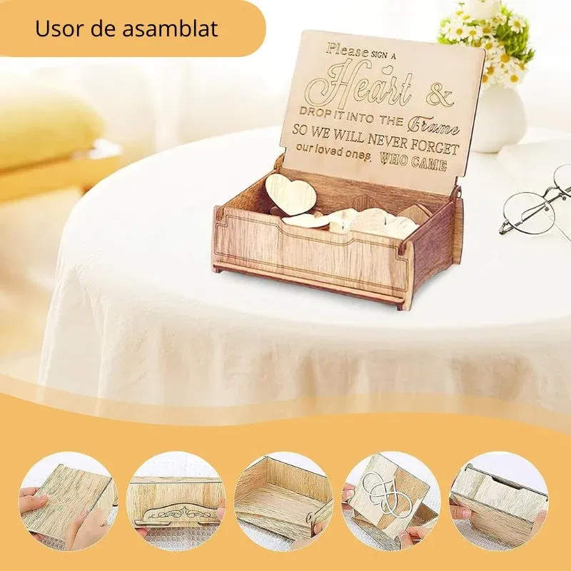 Suport decorativ inima cu mesaje, Cadou cu suflet [8]