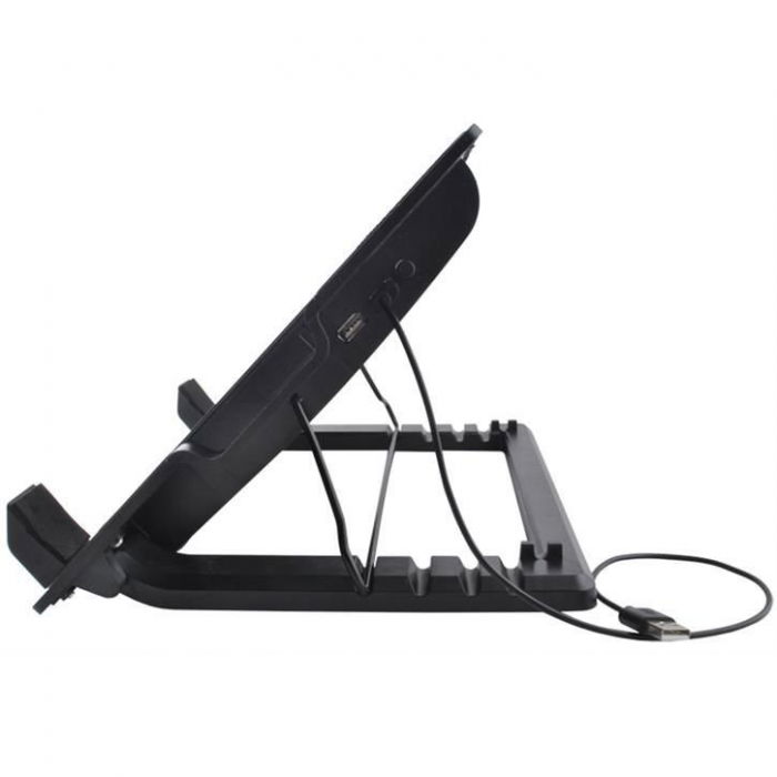 Suport laptop reglabil cu ventilator de racire LED [7]