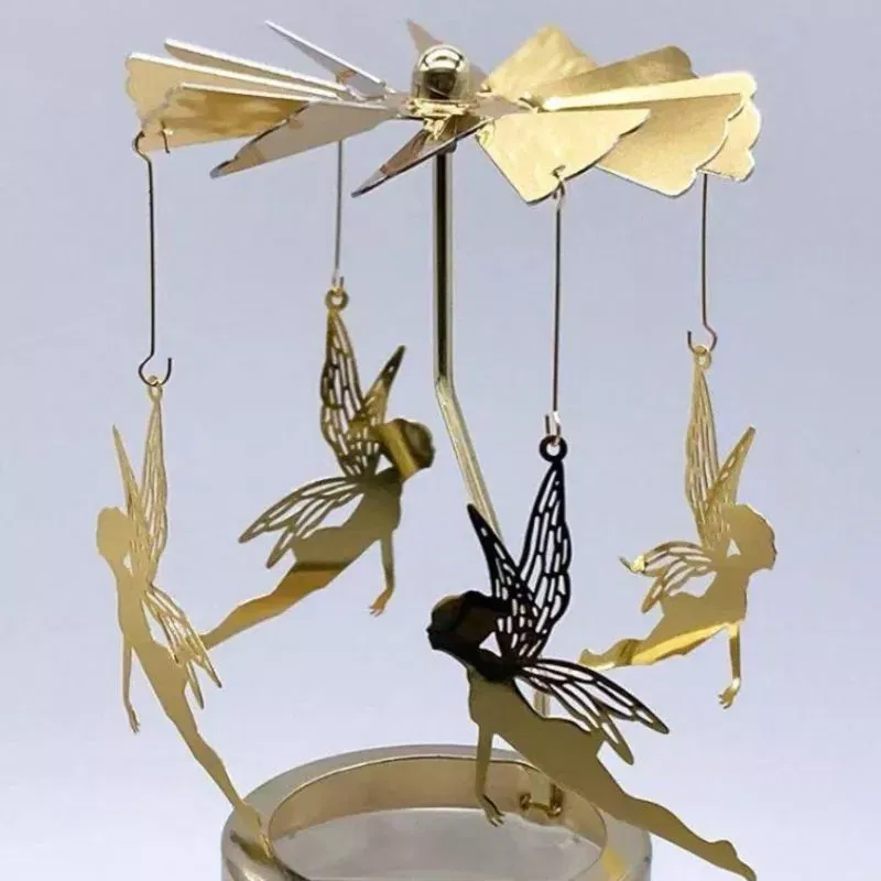 Suport lumanare decorativa Caruselul rotativ cu zane [15]