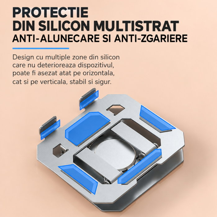 Suport Metalic Rotativ si Pliabil pentru Laptop si Tableta [7]