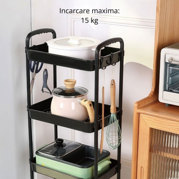 Suport pe roti multifunctional cu 4 polite [7]