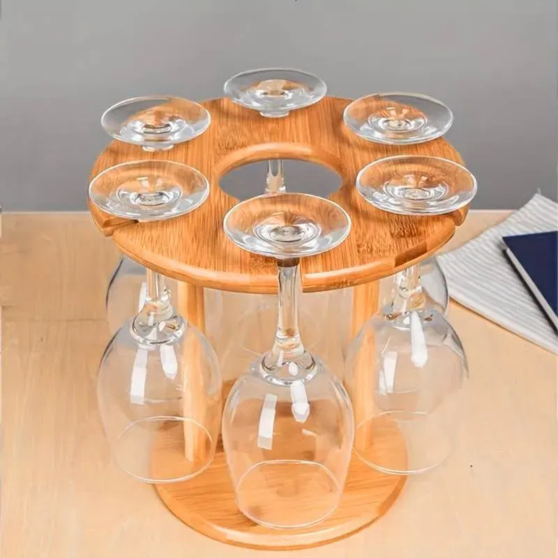 Suport pentru o sticla si 6 pahare de vin [2]