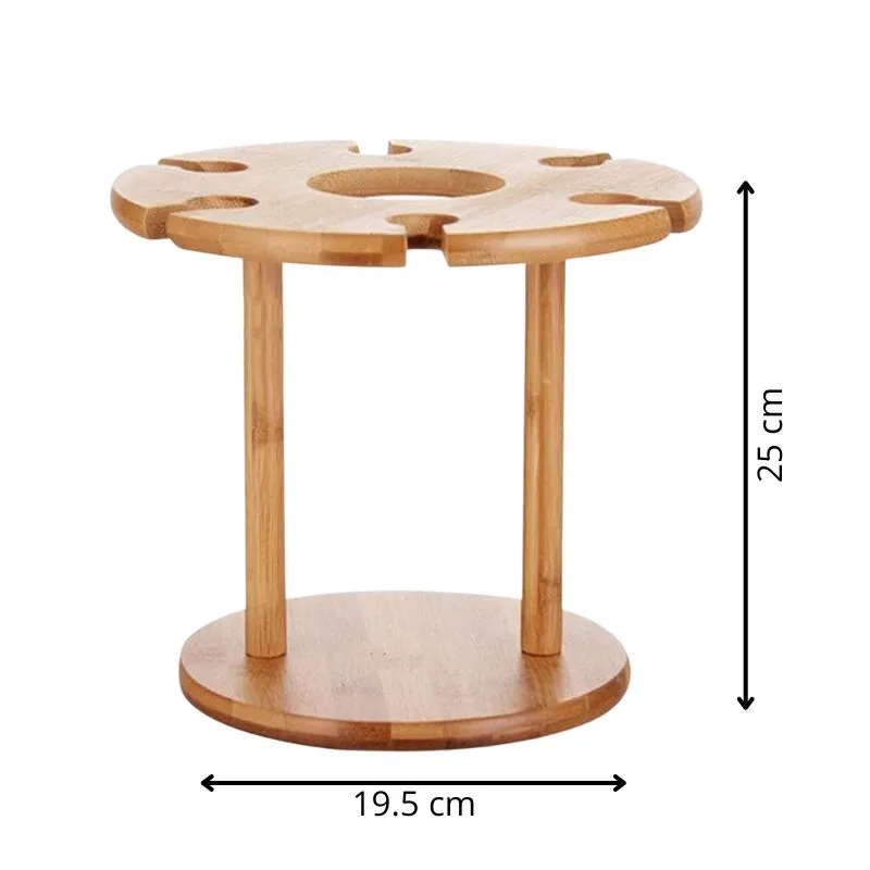 Suport pentru o sticla si 6 pahare de vin [8]