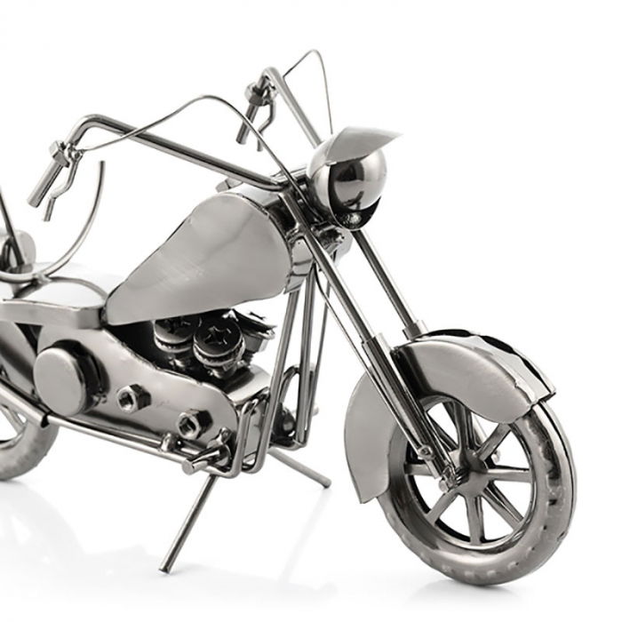 Suport sticla de vin Motocicleta metalica [3]