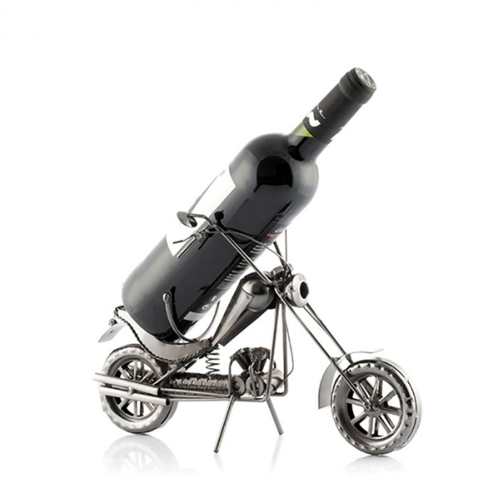 Suport sticla de vin Motocicleta metalica CHOPPER [2]