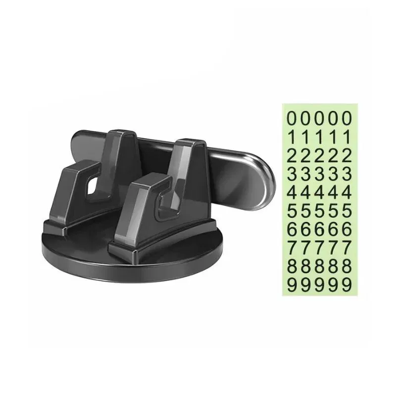 Suport telefon auto cu afisaj numar parcare temporara [9]