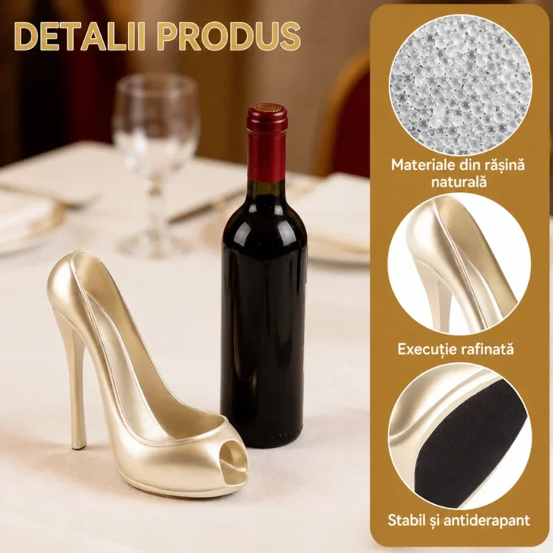Suport Vin Diva Heel Champagne [9]